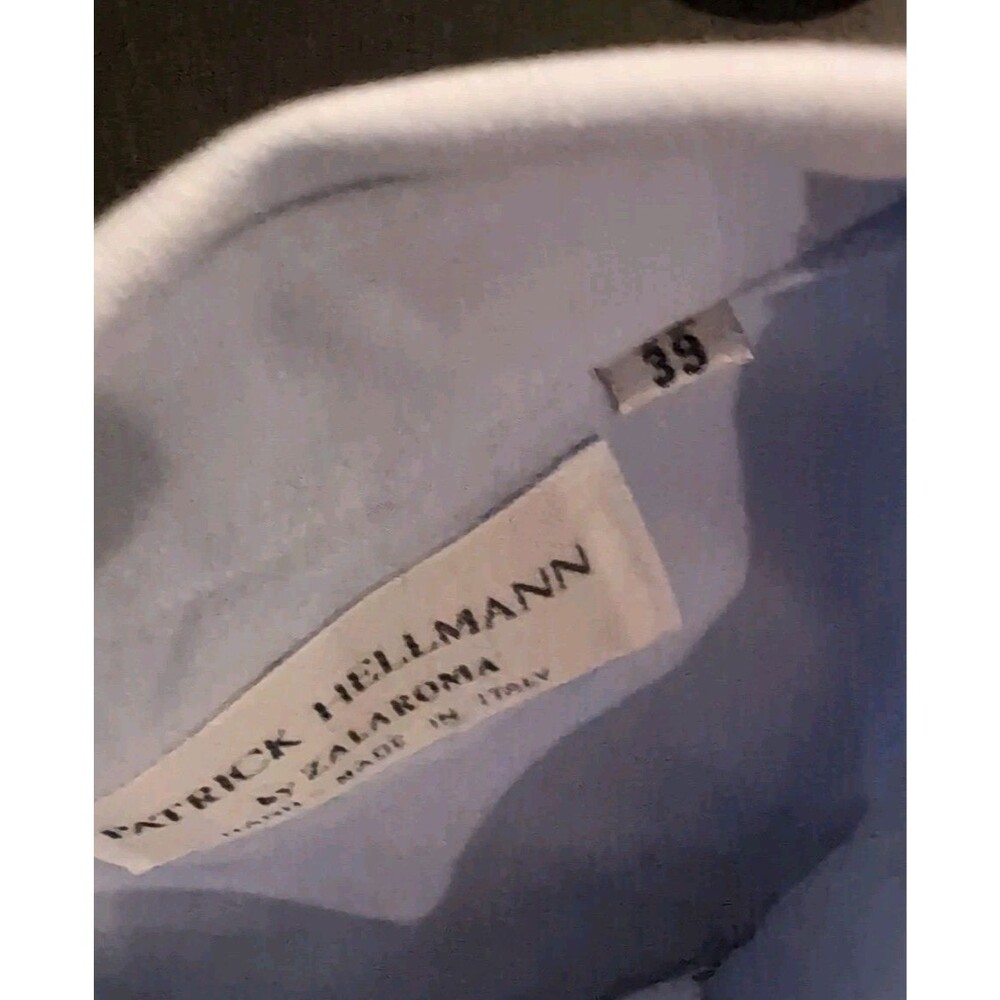 Patrick Hellmann Custom Made Italy Light Blue Dre… - image 3